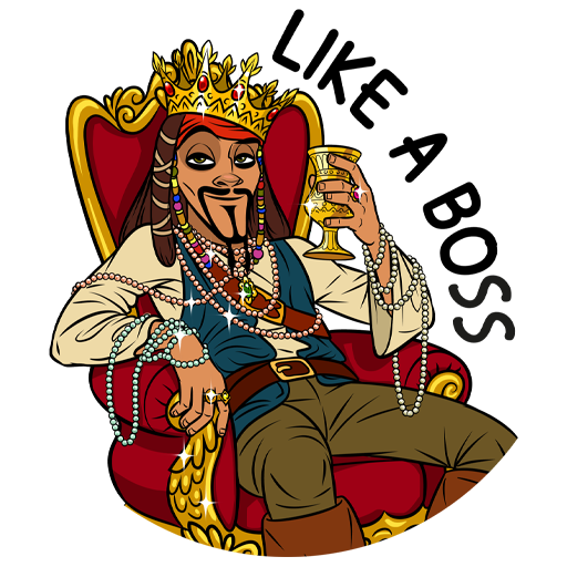 VK Sticker Captain Jack Sparrow #24