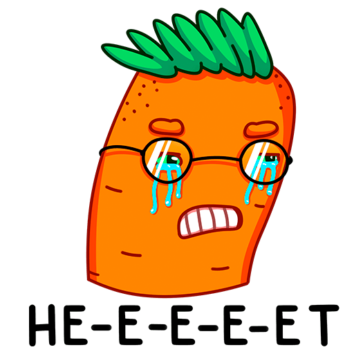 VK Sticker Carrot #3