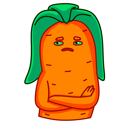 VK Sticker Carrot #30