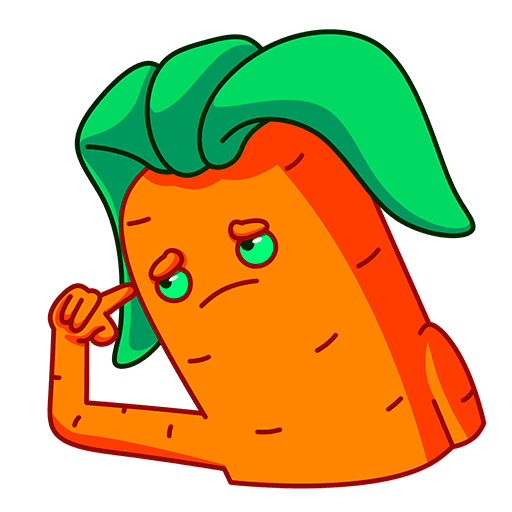 VK Sticker Carrot #36