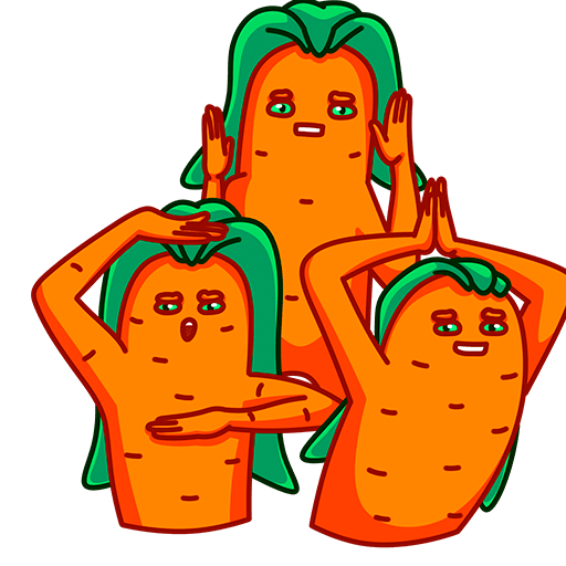 VK Sticker Carrot #37