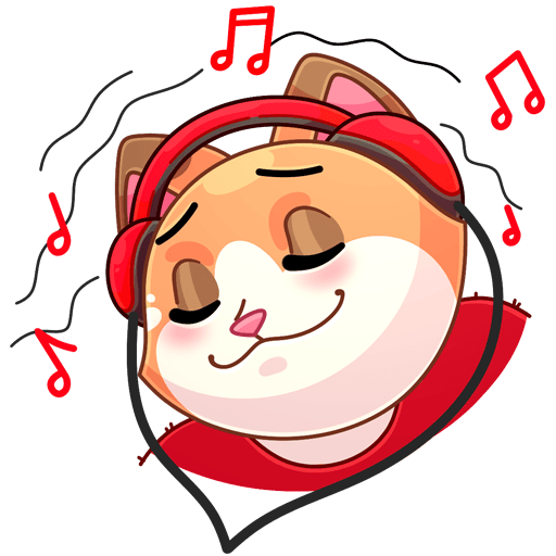 VK Sticker Cat and Mouse #39