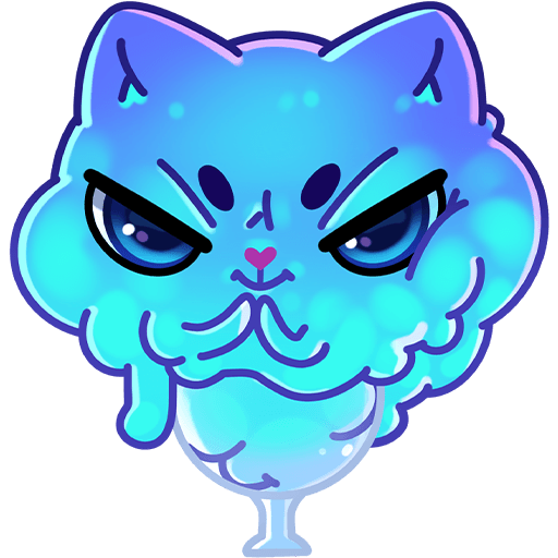 VK Sticker Cauldron Cat #29