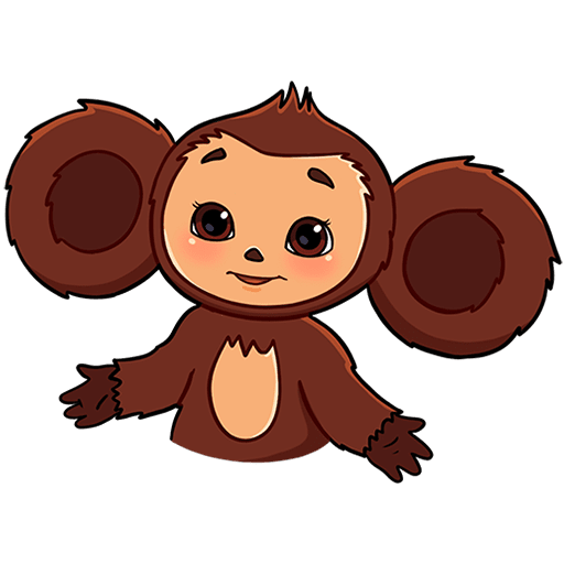 VK Sticker Cheburashka Movie #6