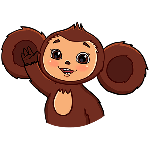 VK Sticker Cheburashka Movie #25