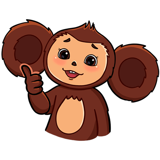 VK Sticker Cheburashka Movie #32