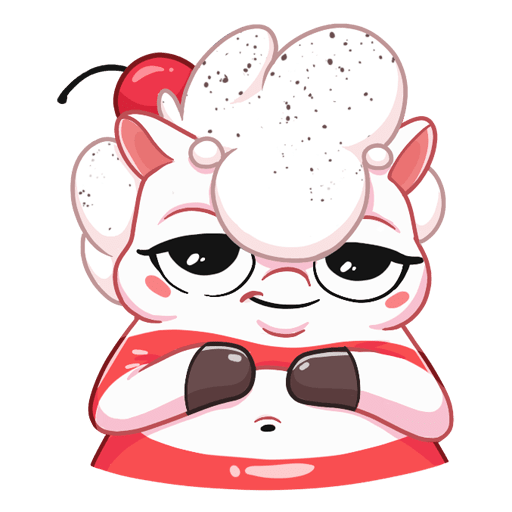 VK Sticker Cherry Ice Creamy #30