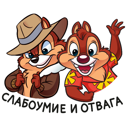 VK Chip ’n’ Dale stickers