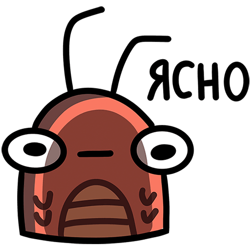 VK Sticker Cockroach #31