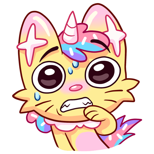 VK Sticker Cozy Candy Cat #18