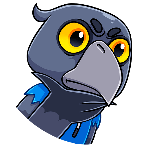 VK Sticker Crow #29