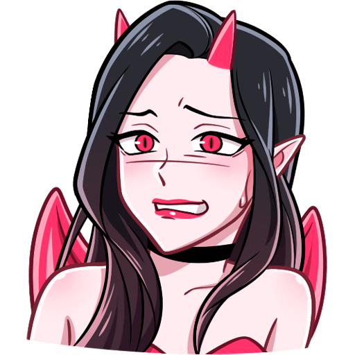 VK Sticker Devil and Demoness #12