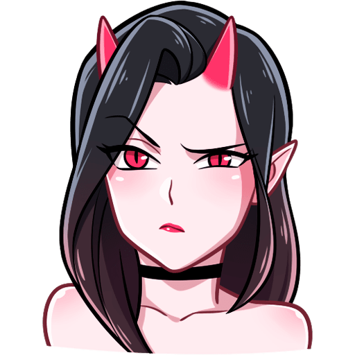 VK Sticker Devil and Demoness #28