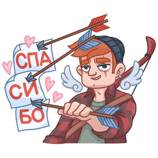 VK Sticker Disappointed Cupid #14