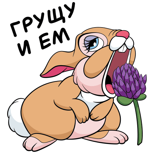 VK Sticker Thumper and Miss Bunny #25