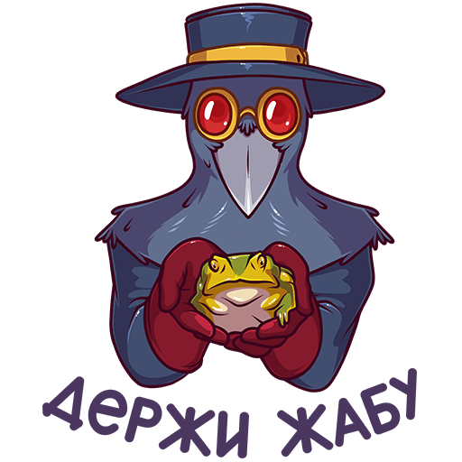 VK Sticker Doctor Crow #6