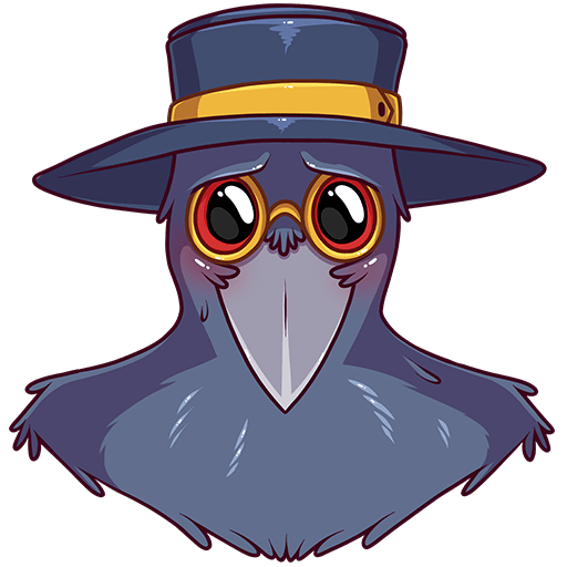 VK Sticker Doctor Crow #15