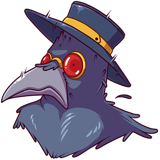VK Sticker Doctor Crow #17