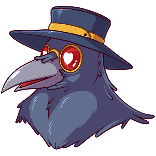 VK Sticker Doctor Crow #18
