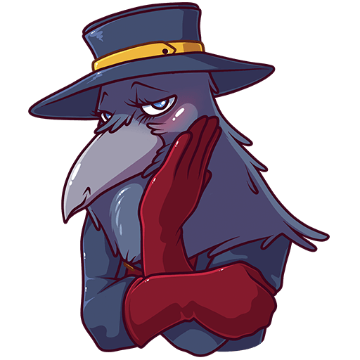 VK Sticker Doctor Crow #21