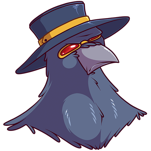 VK Sticker Doctor Crow #33