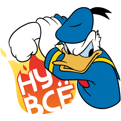 VK Sticker Donald Duck #21