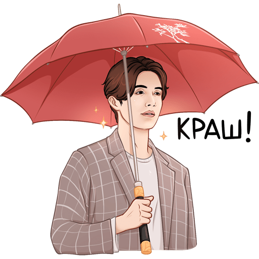 VK Sticker K-drama fan sticker pack #17