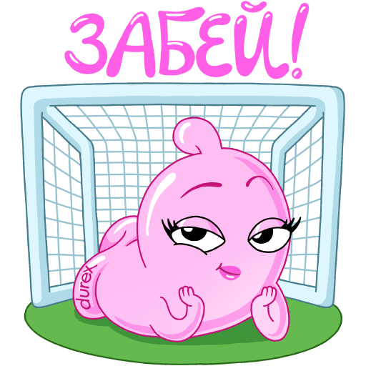 VK Sticker Football Durex #3
