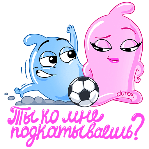 VK Sticker Football Durex #7