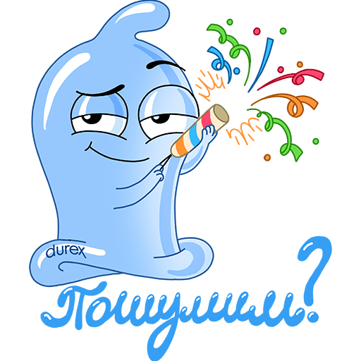 Стикер ВК Durex’s New Year #15