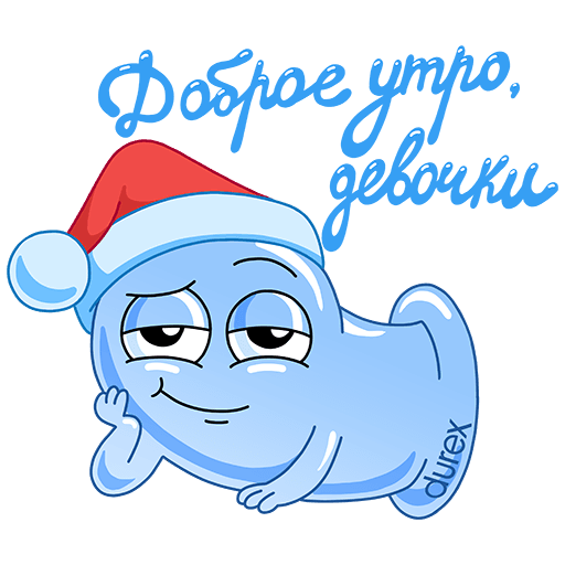 VK Sticker Durex's New Year #19