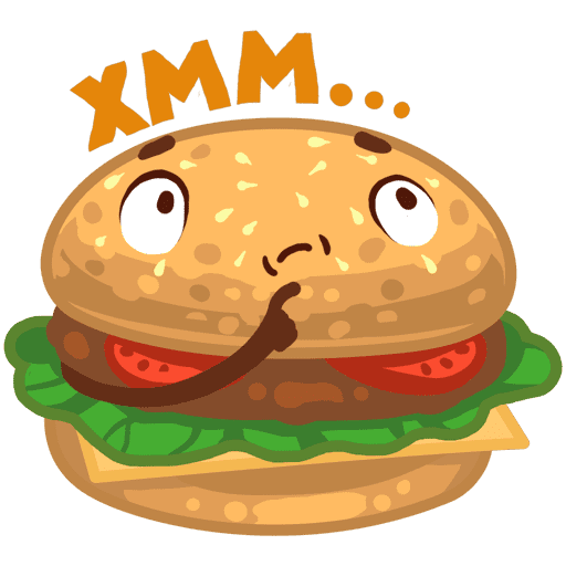 VK Sticker Food and Mood #19
