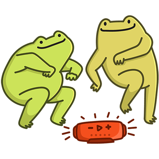 VK Sticker Froggy mix #11