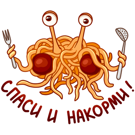 VK Sticker Pastafarianism #2