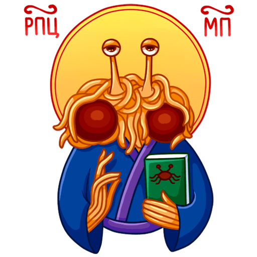 VK Sticker Pastafarianism #21