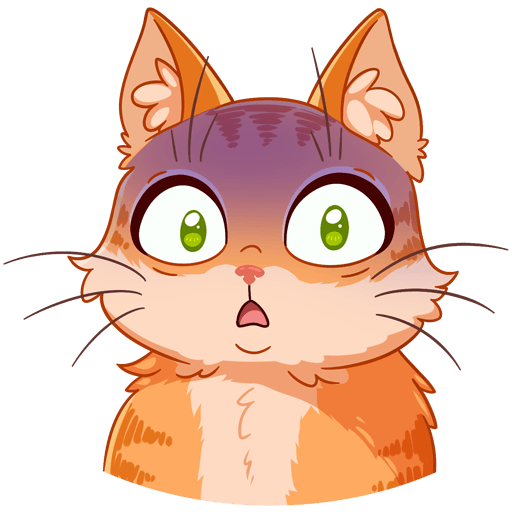 VK Sticker Ginger Cat #7