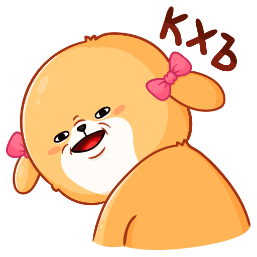 VK Sticker Ginger Pudding #38