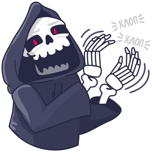 VK Sticker Grim Reaper #3