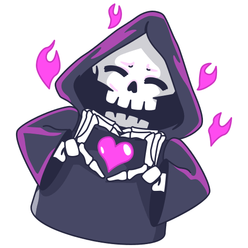 VK Sticker Grim Reaper #7
