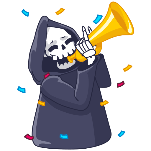 VK Sticker Grim Reaper #35