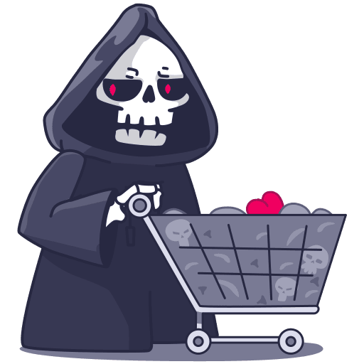 VK Sticker Grim Reaper #45