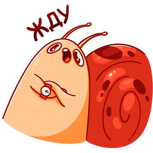 VK Sticker Henry the Snail #33