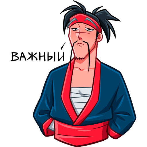 VK Sticker Samurai Hiro #22