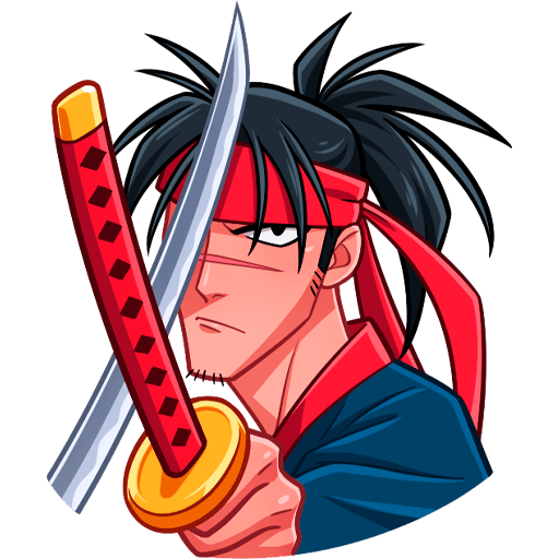 VK Sticker Samurai Hiro #25