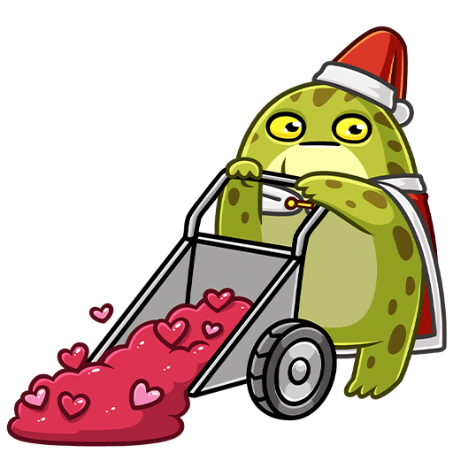 VK Sticker Holiday Ms. Toad #16