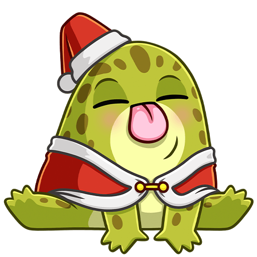 VK Sticker Holiday Ms. Toad #18