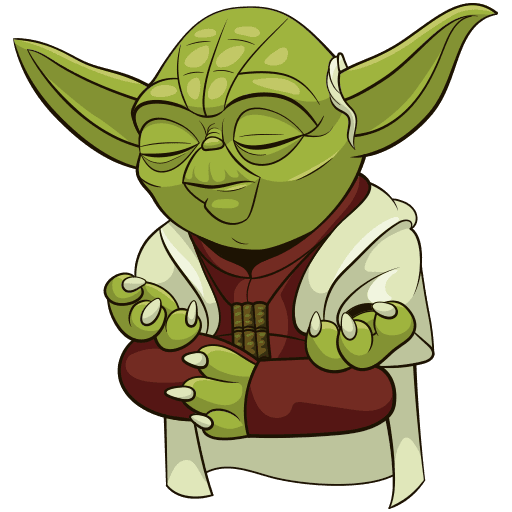 VK Sticker Holiday Yoda #3