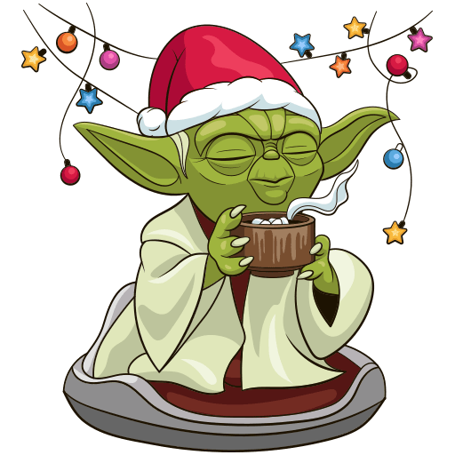 VK Sticker Holiday Yoda #20