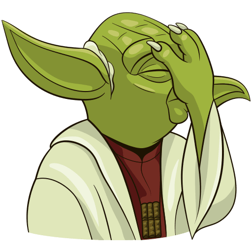 VK Sticker Holiday Yoda #24
