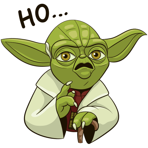 VK Sticker Holiday Yoda #25
